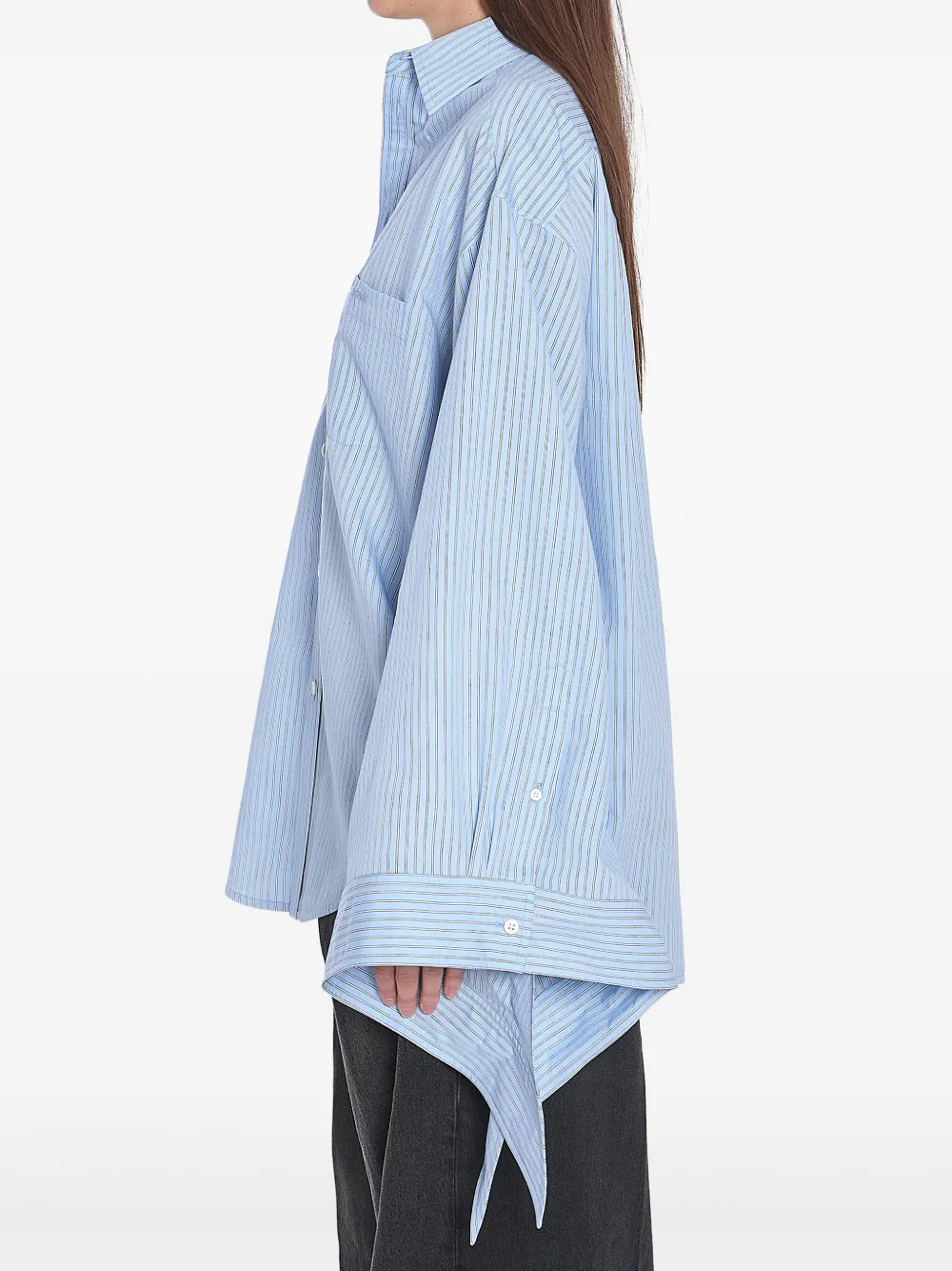 Balenciaga Katoenen blouse Blauw