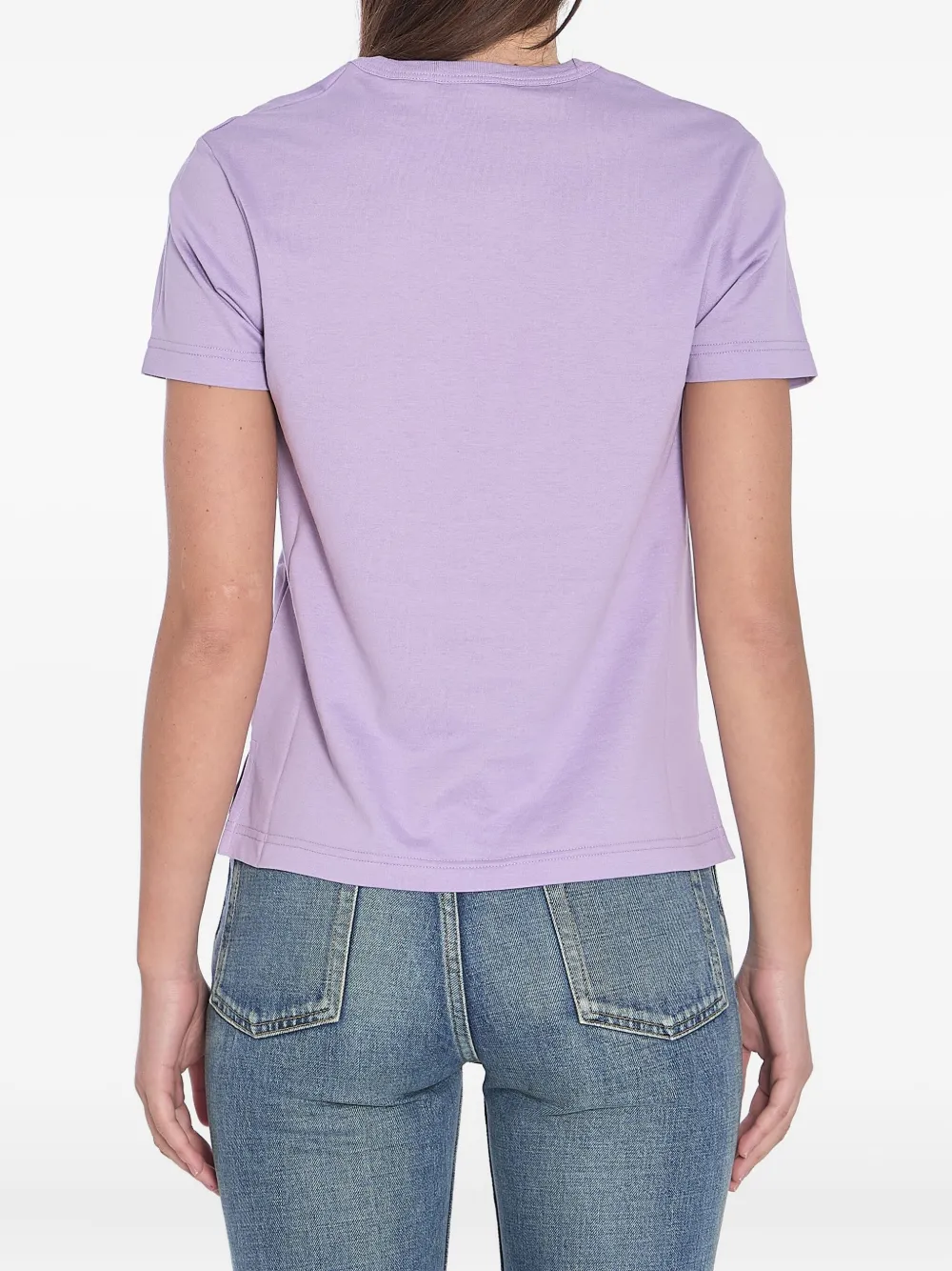 Gucci T-shirt met logo Paars