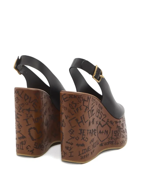【関税込み】CHLOE Maxime' sandals CHLOÉ Maxime TPU slingback platform sandals | NET-A-PORTER