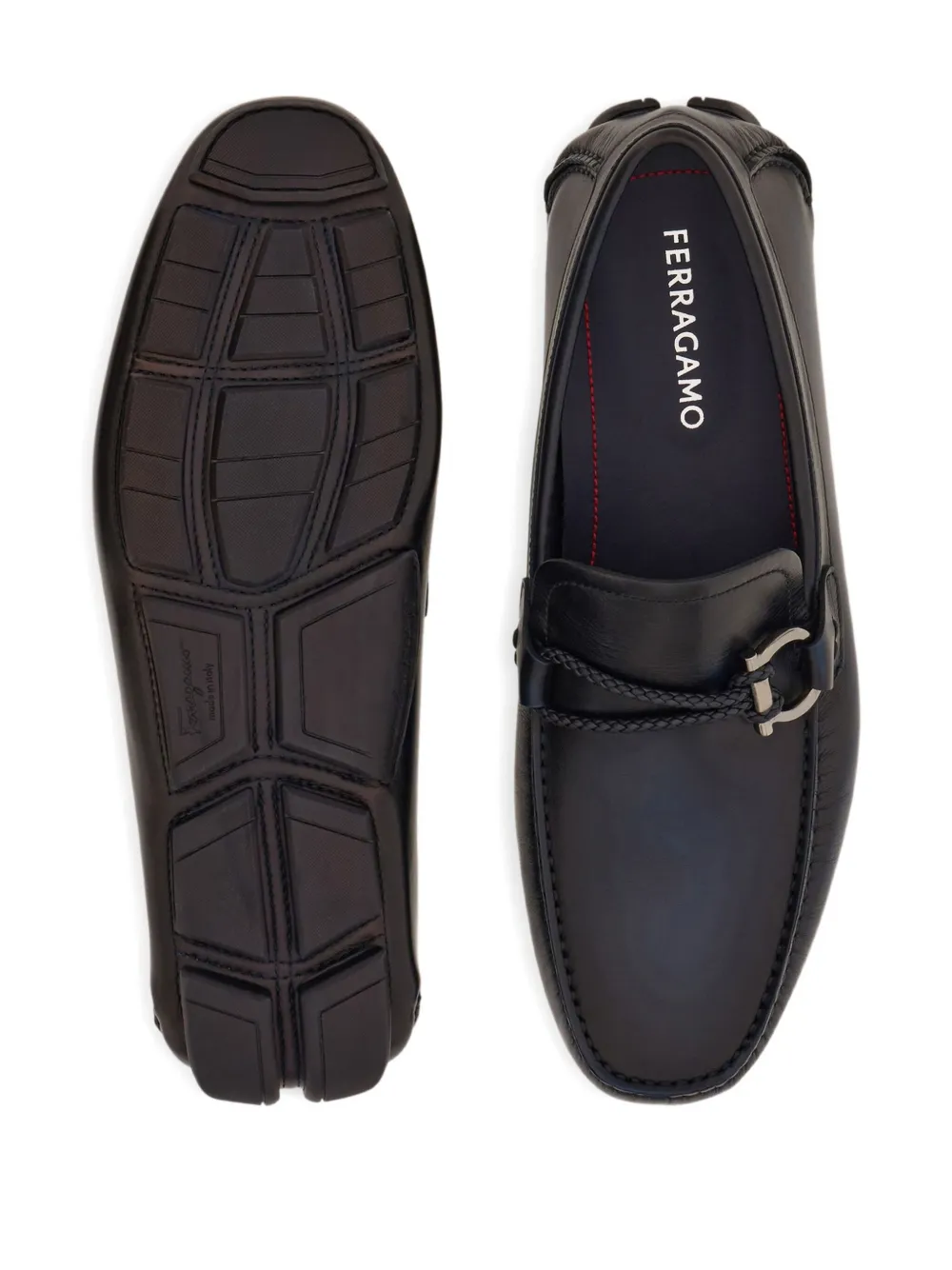 Ferragamo Gancini loafers Blue