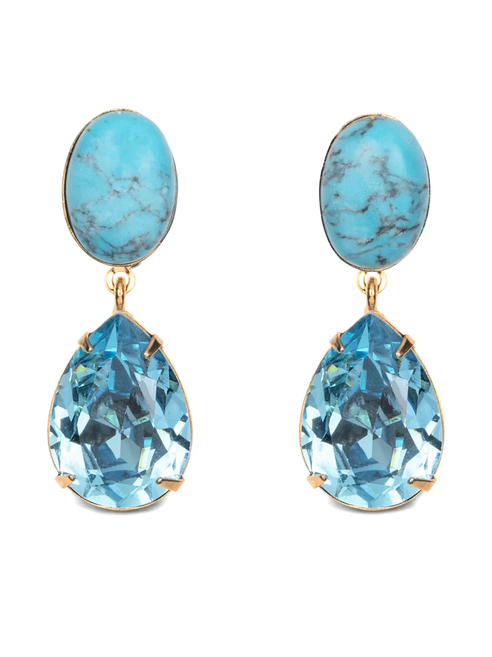 Jennifer Behr aretes Linette | dorado | Image 1