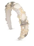 Jennifer Behr Stellamaris headband - White