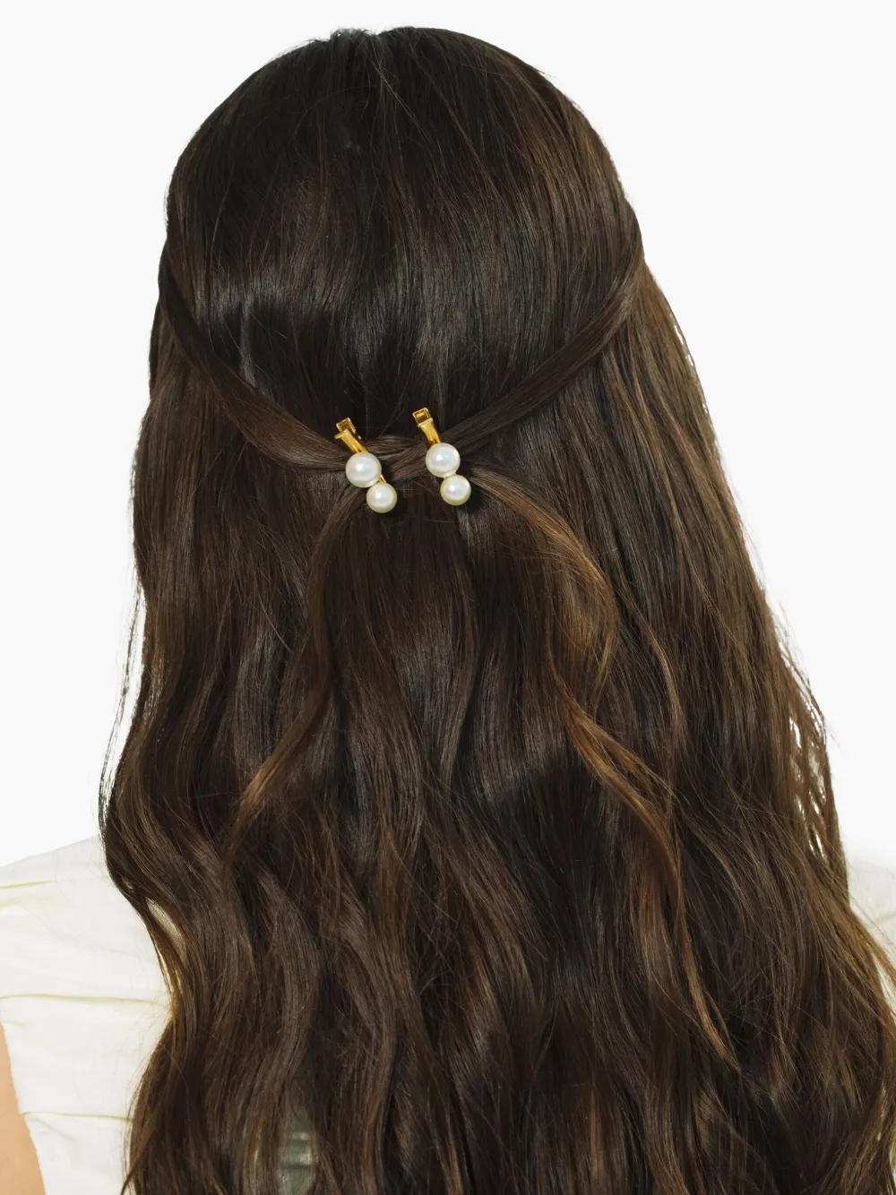 Jennifer Behr Twee Gretel haarclips Goud