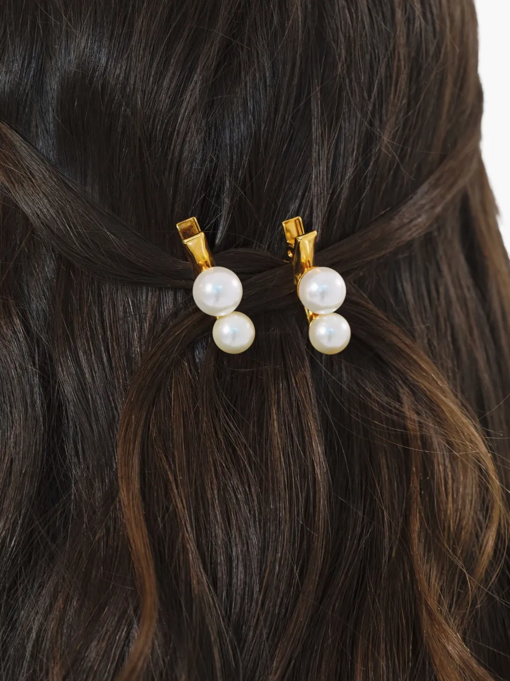 Jennifer Behr Twee Gretel haarclips Goud
