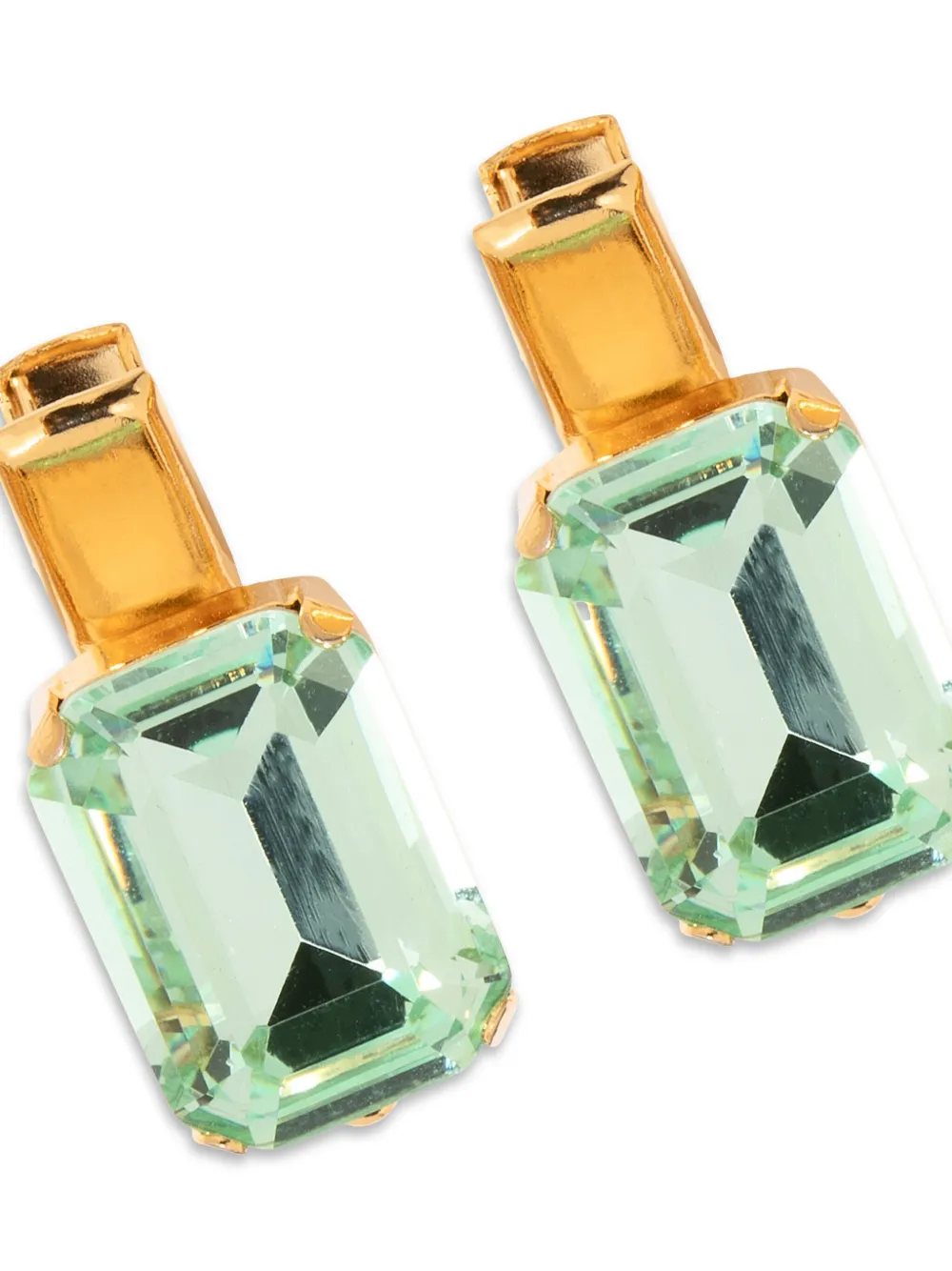 Shop Jennifer Behr Kara Hair Clips (set Of Two) In Grün