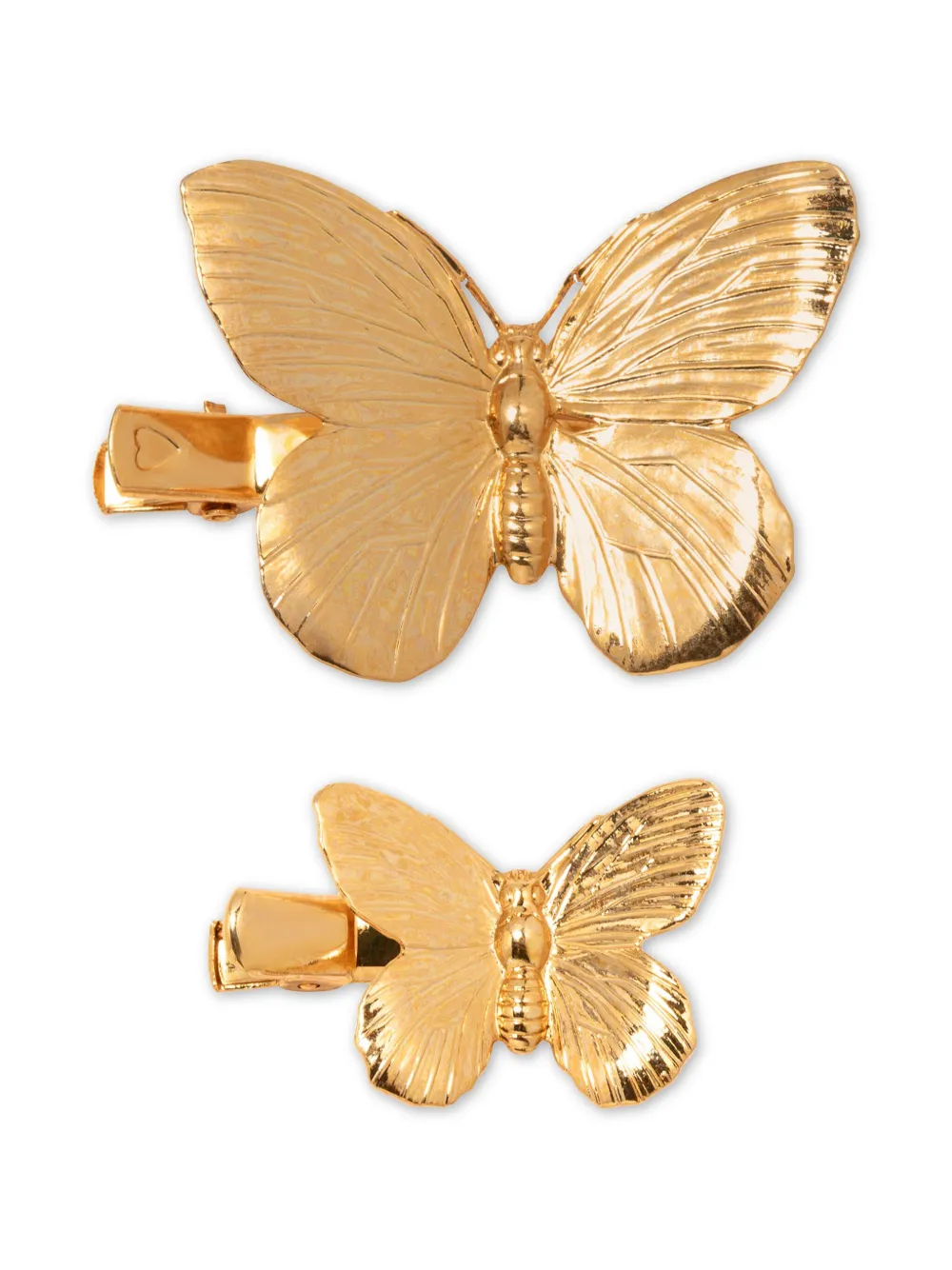 Jennifer Behr Twee Papillon haarspelden Goud