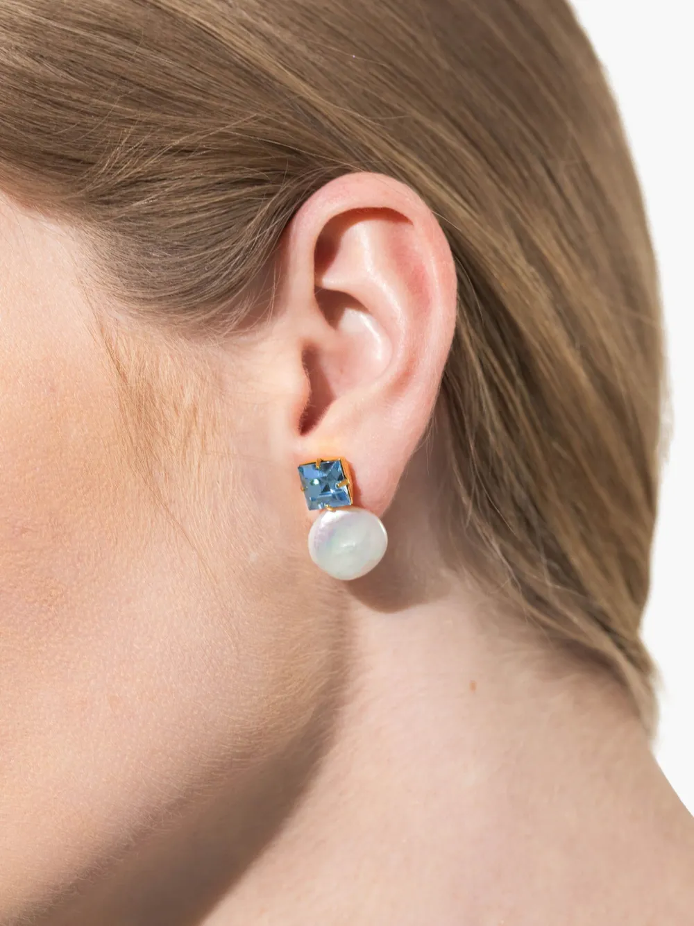 Jennifer Behr Junia oorbellen - Blauw