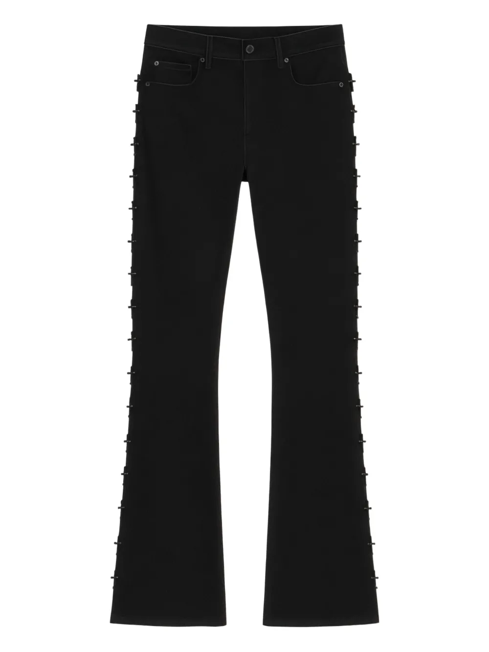 GUAPI embellished straight-leg jeans | Black | Image 1