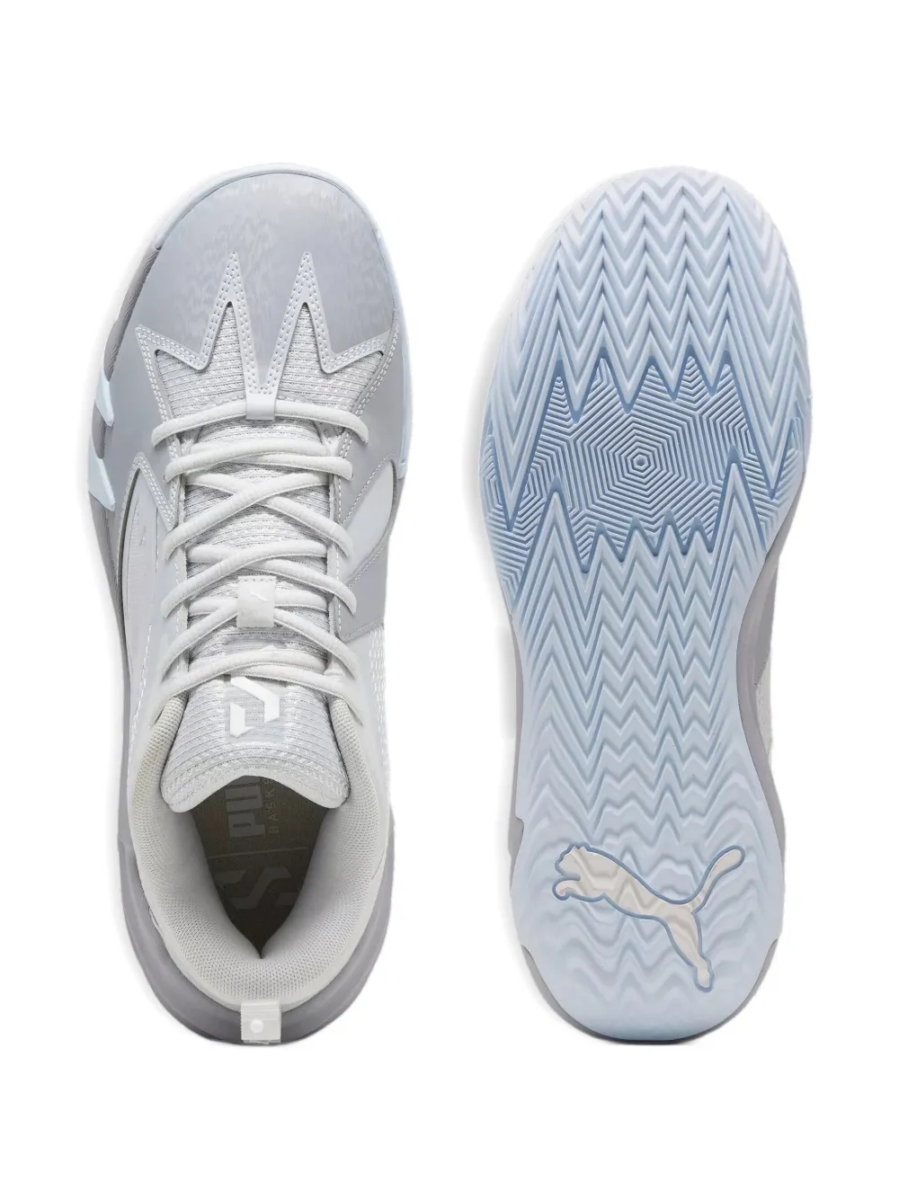 Puma Scoot Zeros "silver Mist/grey Fog" Sneakers In Gray