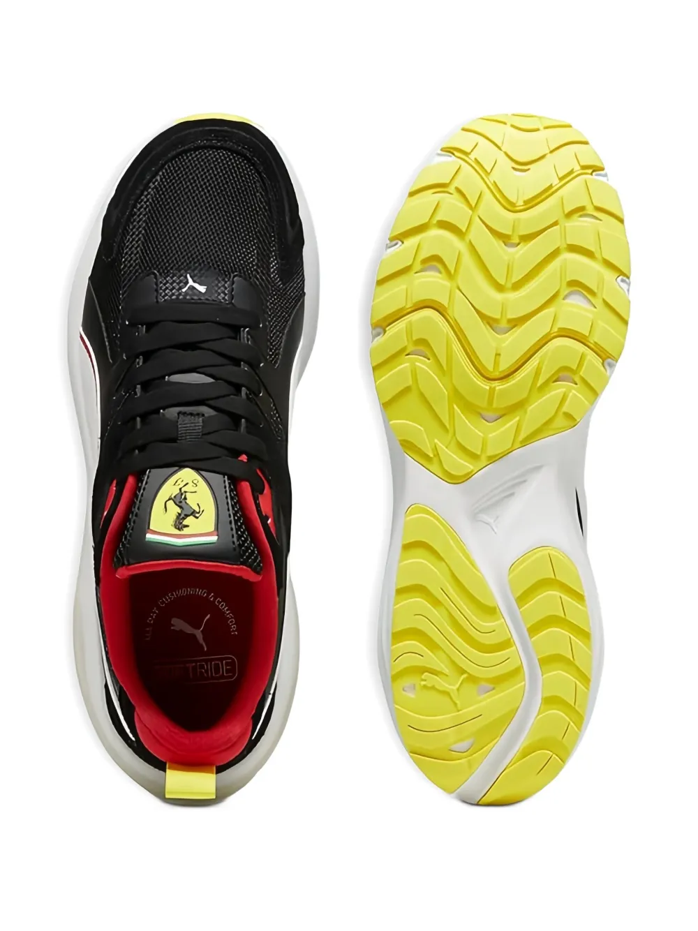 PUMA x Ferrari Hypnotic "Red Yellow" sneakers Black