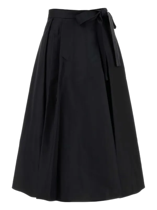 スカート Weekend Max Mara Black nylon Tema skirt 29630948_58673775_600.jpg