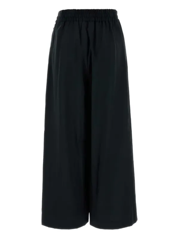 パンツ MAX MARA BLACK WOOL ELMO WIDE-LEG PANT Weekend Max Mara Elmo wide-leg Trousers | Black | FARFETCH