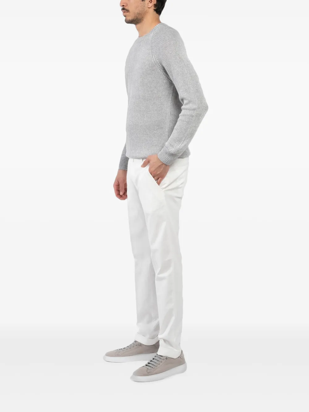 Briglia 1949 Getailleerde chino Wit