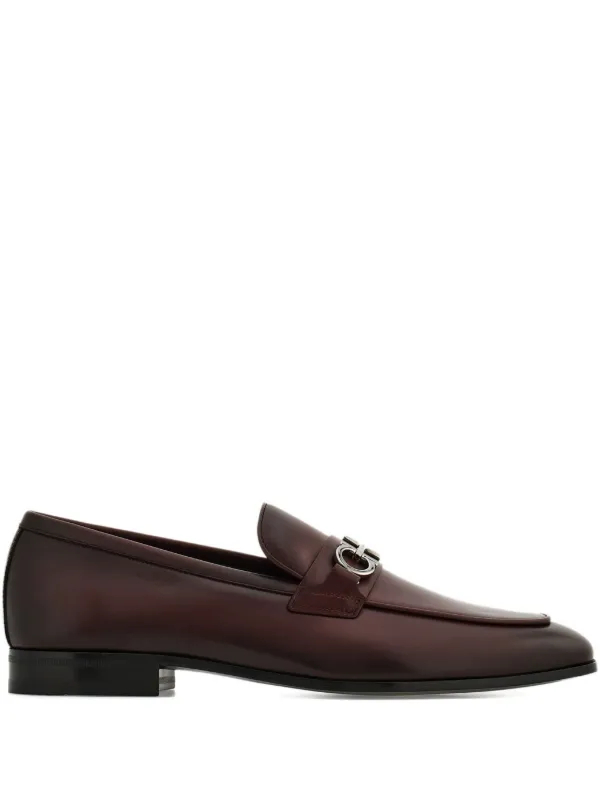 Ferragamo ガンチーニ ローファー | レッド | FARFETCH JP