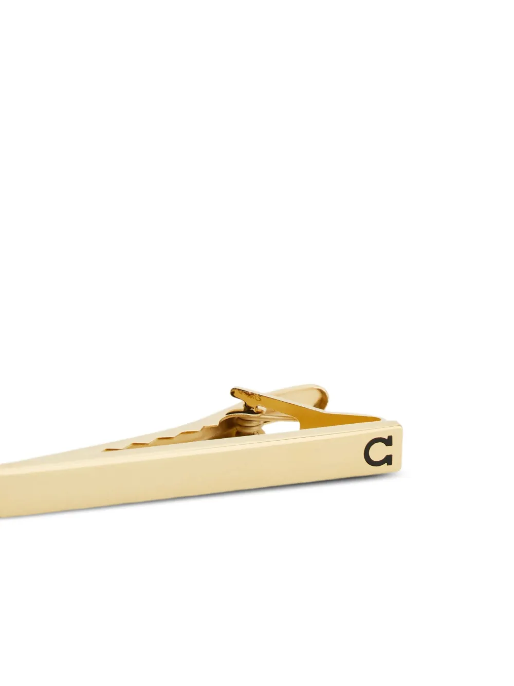 Ferragamo Gancini verfraaide stropdasspeld - Geel