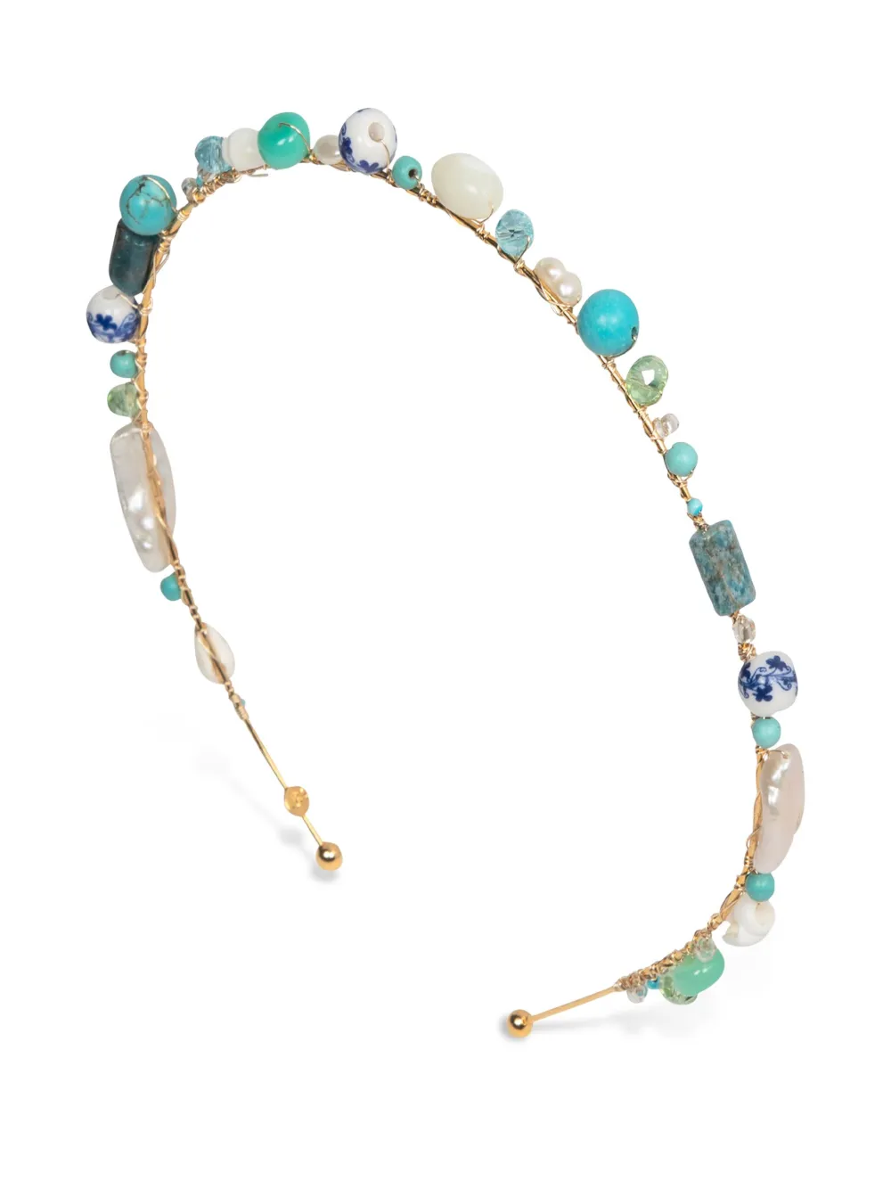 Jennifer Behr Marietta headband Blauw