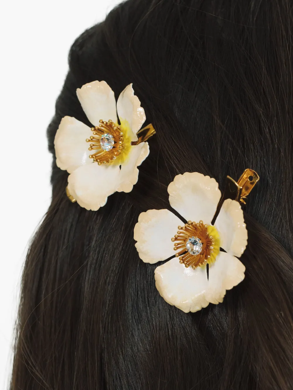 Jennifer Behr Twee Debreanna haarclips Beige
