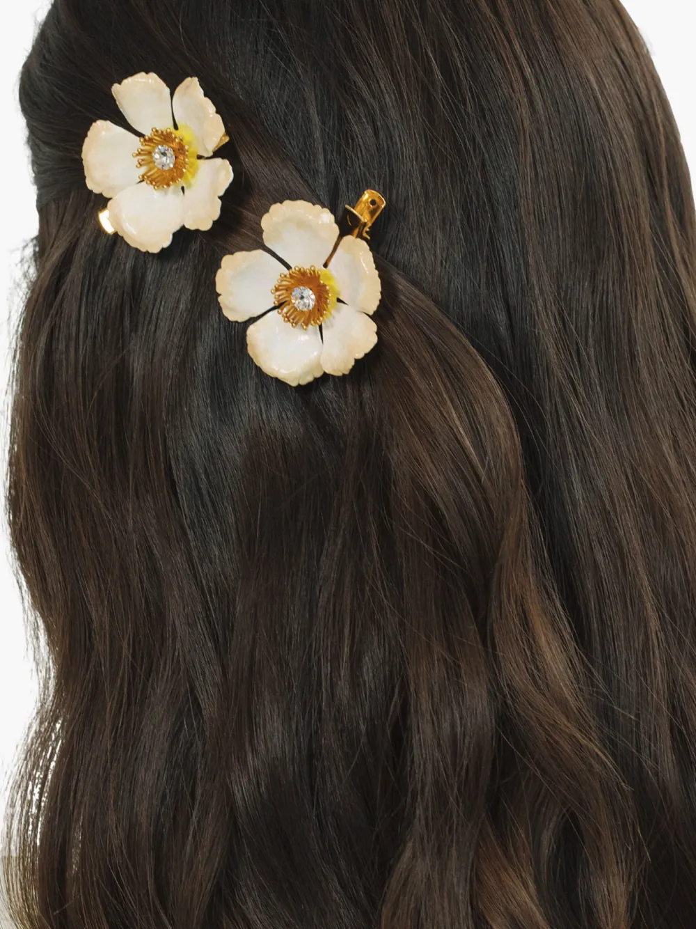 Jennifer Behr Twee Debreanna haarclips Beige