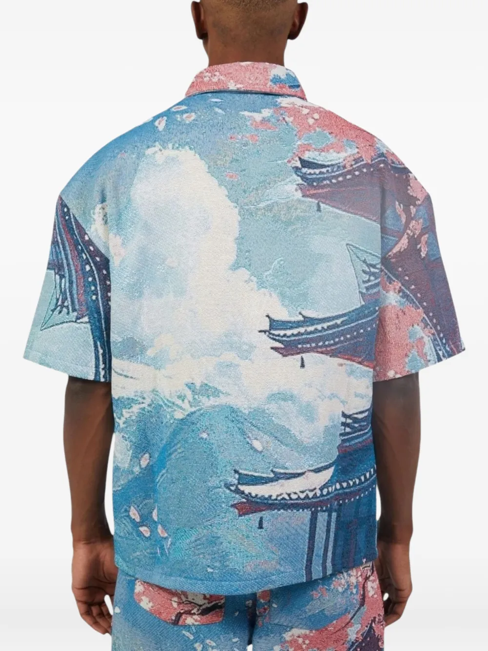 GUAPI Tokyo Tapestry shirt Blauw