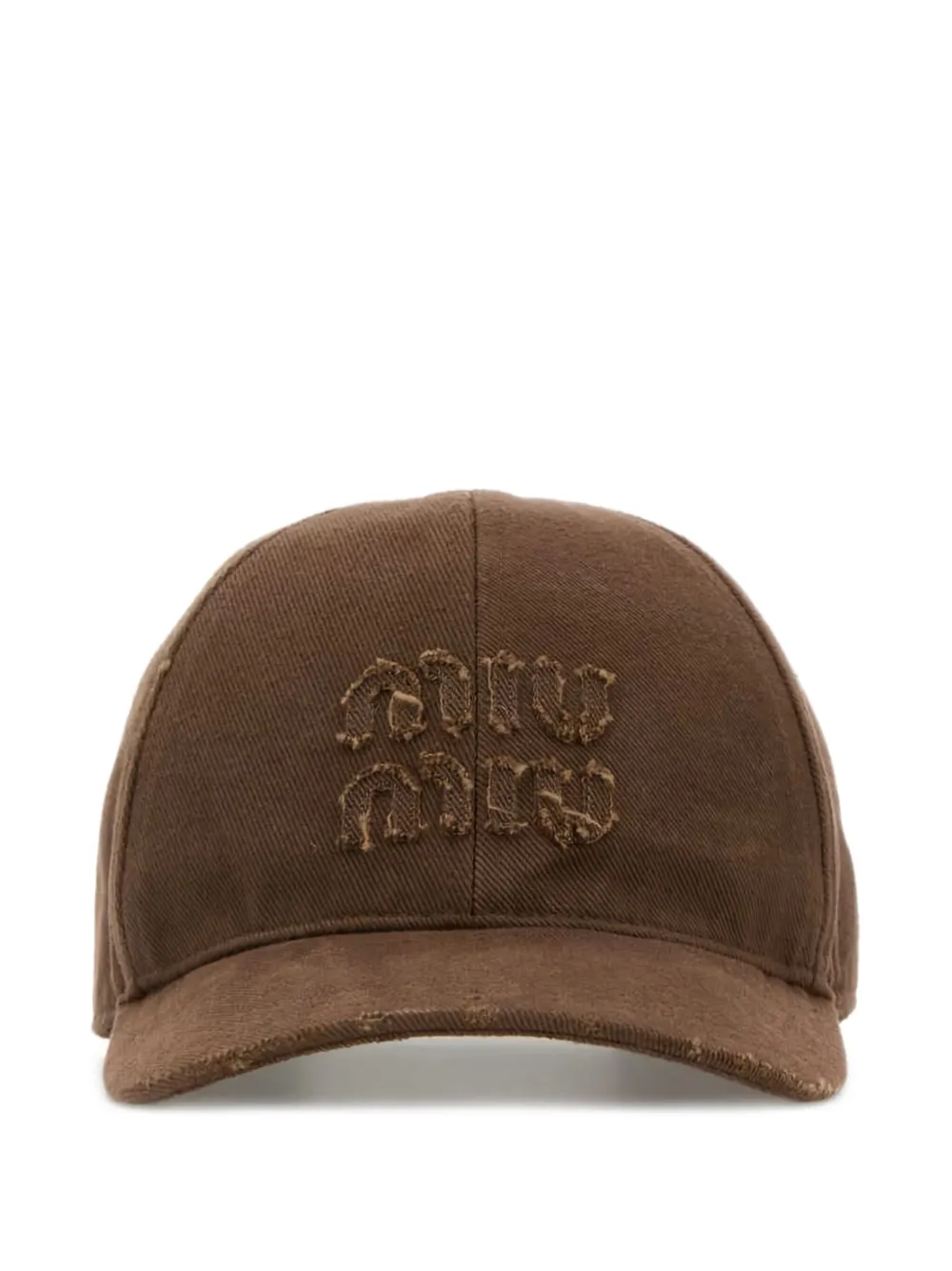 Miu Pet met geborduurd logo Bruin