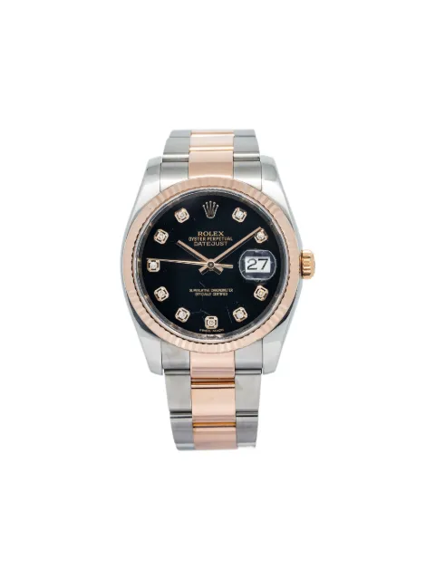 Rolex reloj Datejust de 37mm con diamantes 