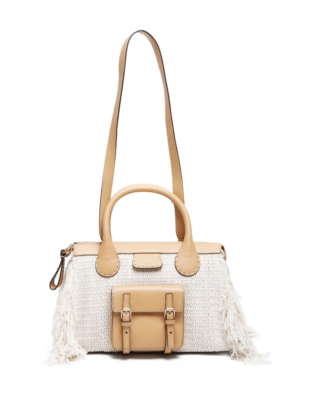 Pre-owned Chloé 2022 Edith Day Two-way Tote Bag In 中性色