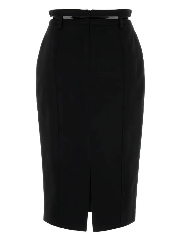 スカート MAX MARA 24FW Camel Ginseng Wool Midi Skirt GINSENG 001 Camel colored skirt | Max Mara