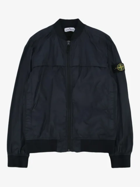 Stone Island Junior Compass-badge bomber jacket