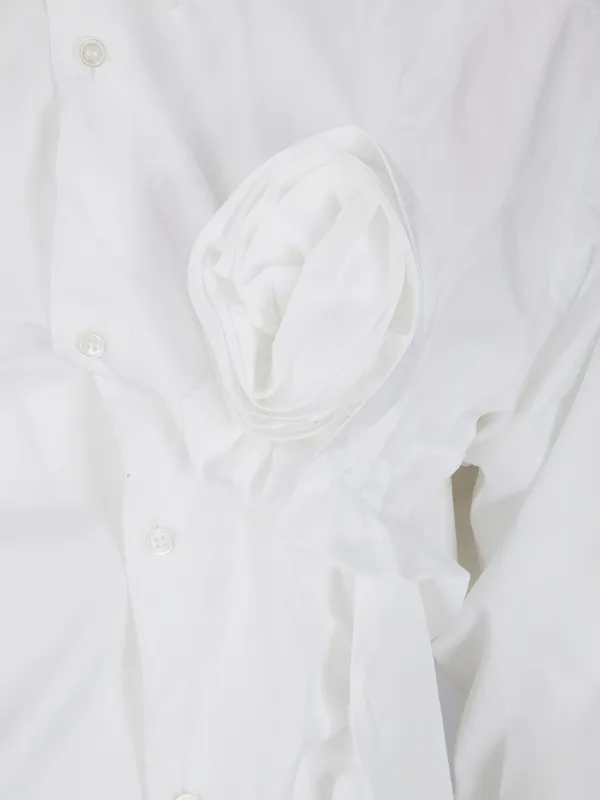 Comme Des Garçons Shirt Cotton Shirt | White | FARFETCH GE