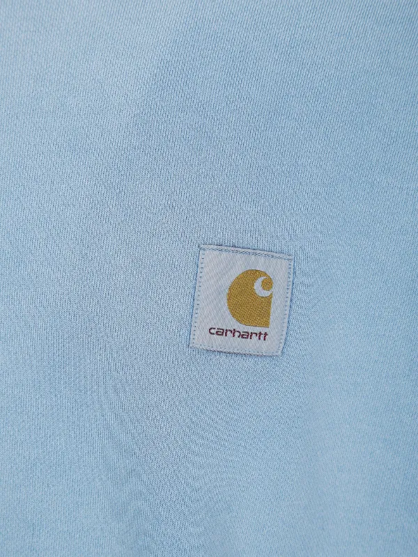 【carhartt】\"Nelson Sweat\"ロゴラベル付スウェットシャツ/blue Carhartt WIP Nelson スウェットシャツ | ブルー | FARFETCH JP