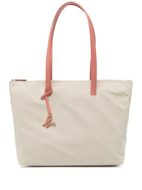 agnès b.  tote con placa del logo