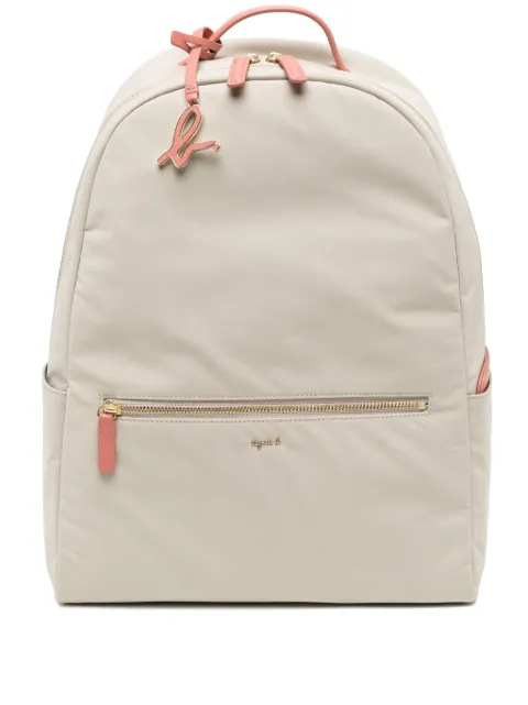 agnès b.  logo-plaque backpack