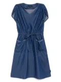 SPORT b. by agnès b. V-neck denim dress - Blue