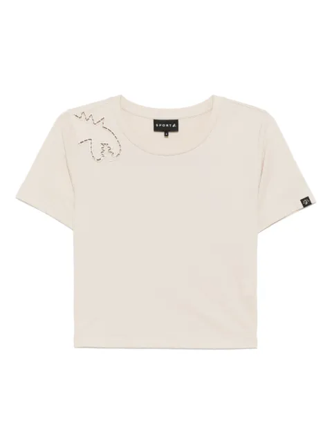 SPORT b. by agnès b.  open embroidery Dino T-shirt
