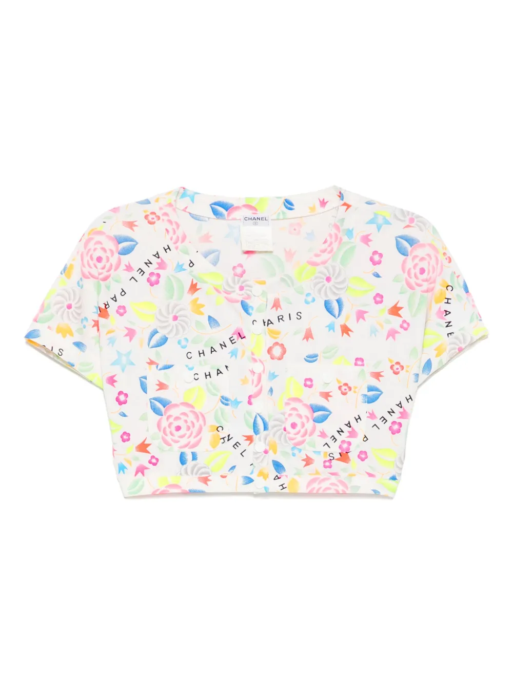 Pre-owned Chanel 1996 Cropped T-shirt