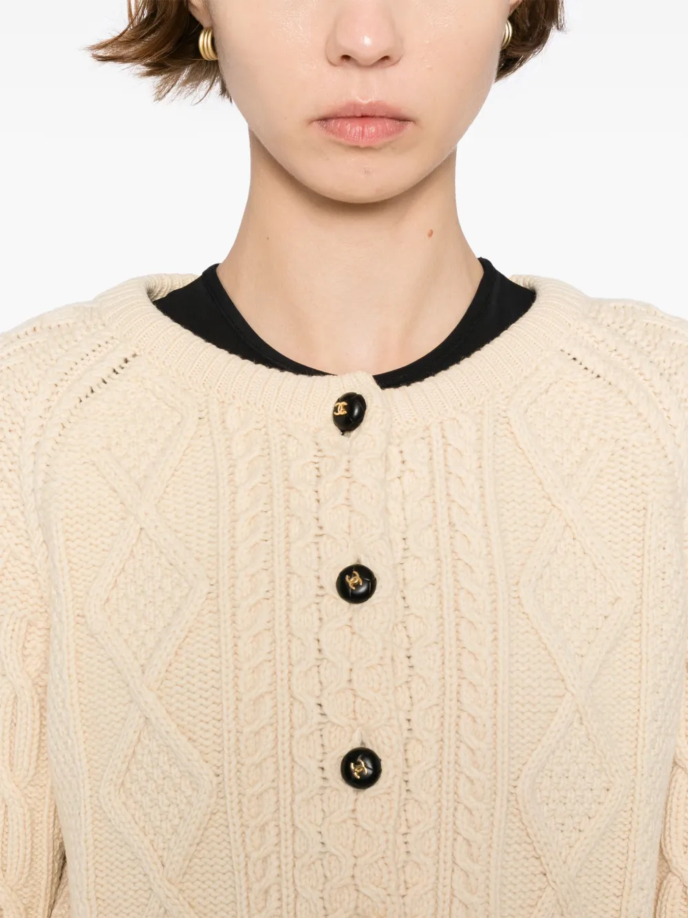 Pre-owned Chanel 1990-2000s Fisherman Cardigan