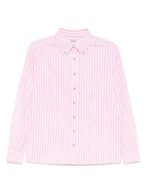 CHANEL Pre-Owned 1990-2000s striped shirt