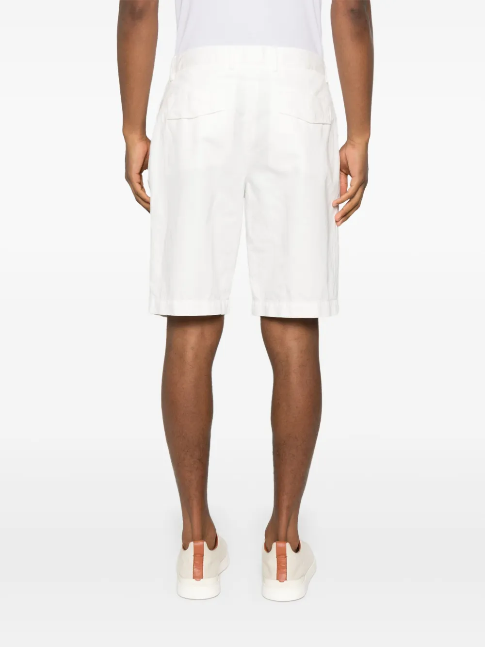 Zegna Formele shorts Wit