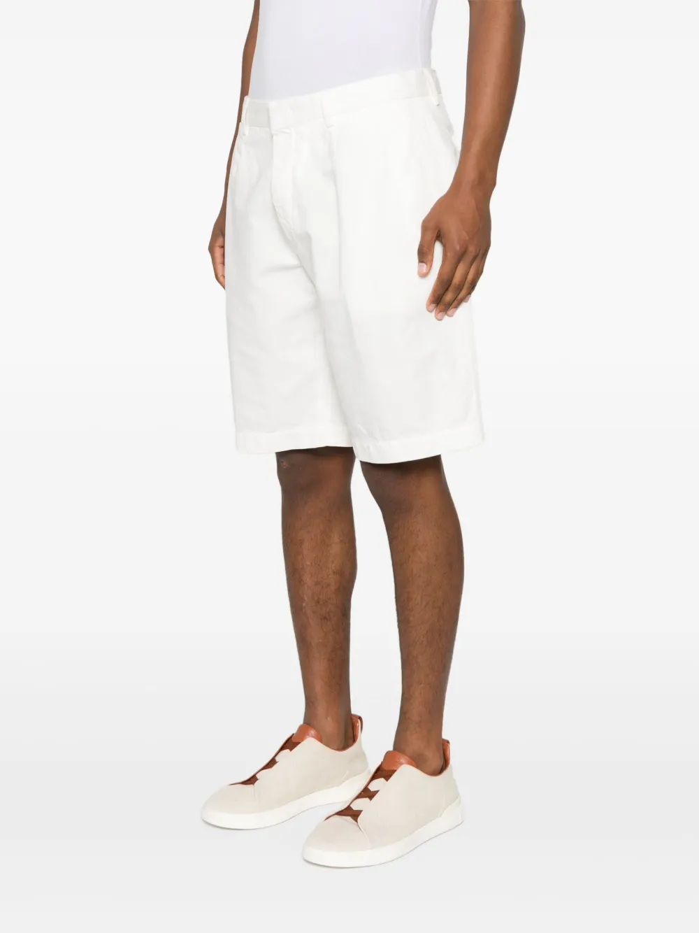 Zegna Formele shorts Wit