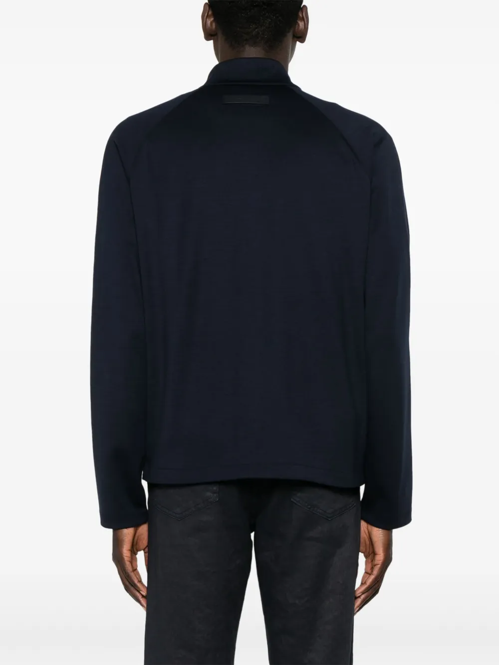 Zegna Sweater met rits Blauw