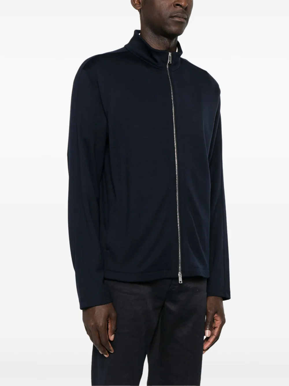 Zegna Sweater met rits Blauw