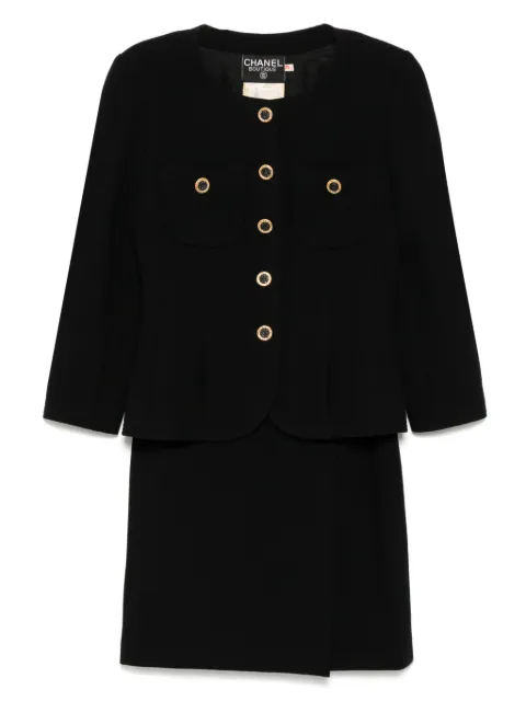 CHANEL Pre-Owned 1990-2000s skirt suit