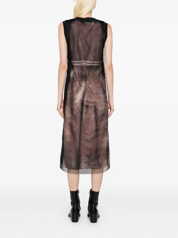 ADSB★LENTICULAR TRENCH COAT PRINTED JERSEY DRESS★早期完売 Andersson Bell Lenticular Trench Coat Printed Jersey Dress
