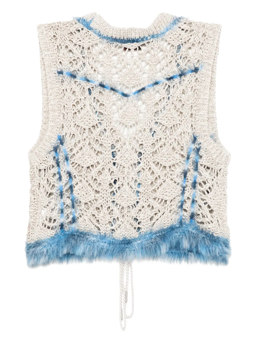 Andersson Bell western lace-up knit vest | Vests & Tank Tops | Image 2