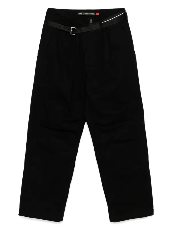 [Andersson Bell]★(Unisex) Black Crossover Wide Jean★関税込 29632707_58944316_600.jpg