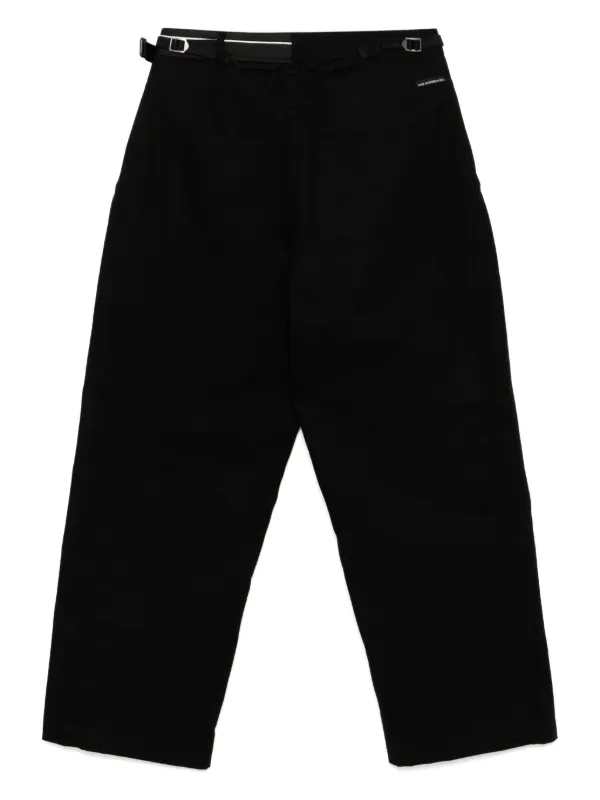 【ANDERSSON BELL】 UNISEX BLACK CROSS-OVER WIDE JEANS BK Andersson Bell cross-over Wide Jeans | Black | FARFETCH