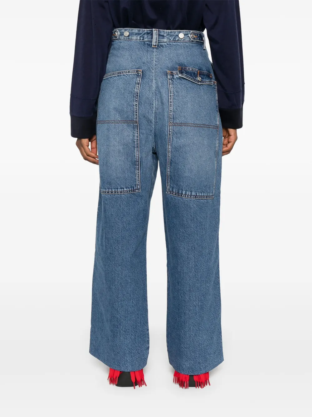 Tommy Hilfiger Jeans met details Blauw