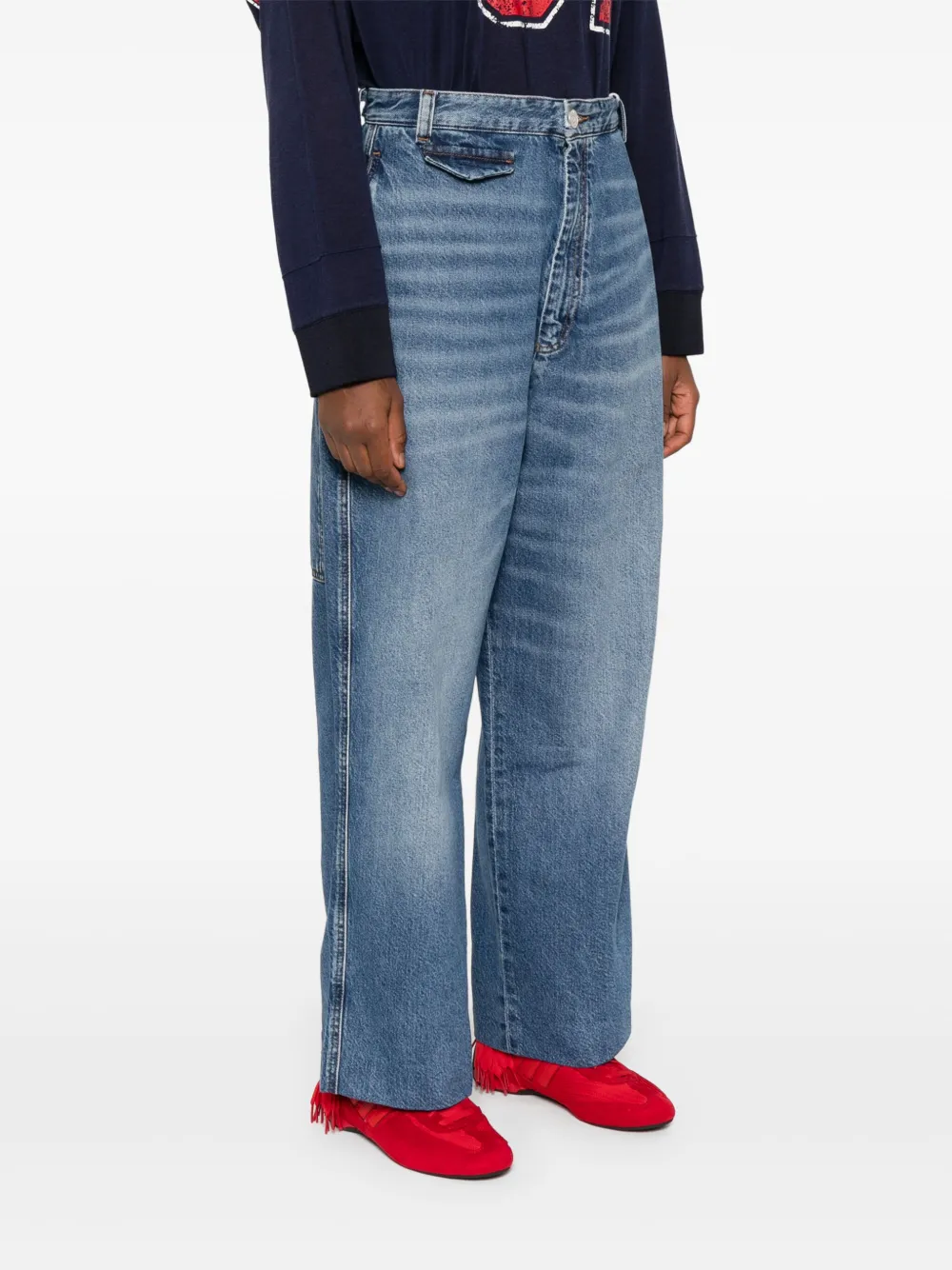 Tommy Hilfiger Jeans met details Blauw