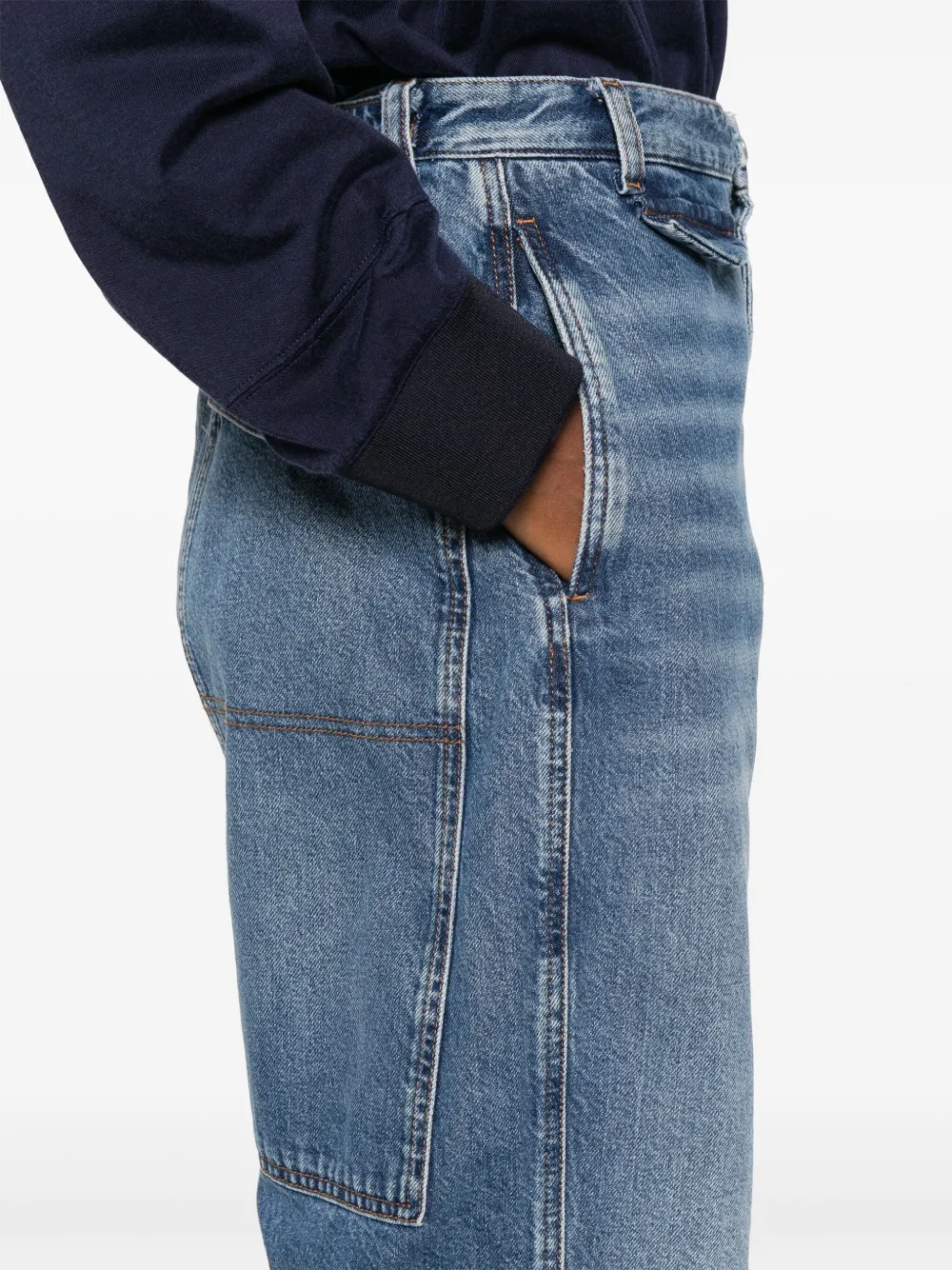Tommy Hilfiger Jeans met details Blauw