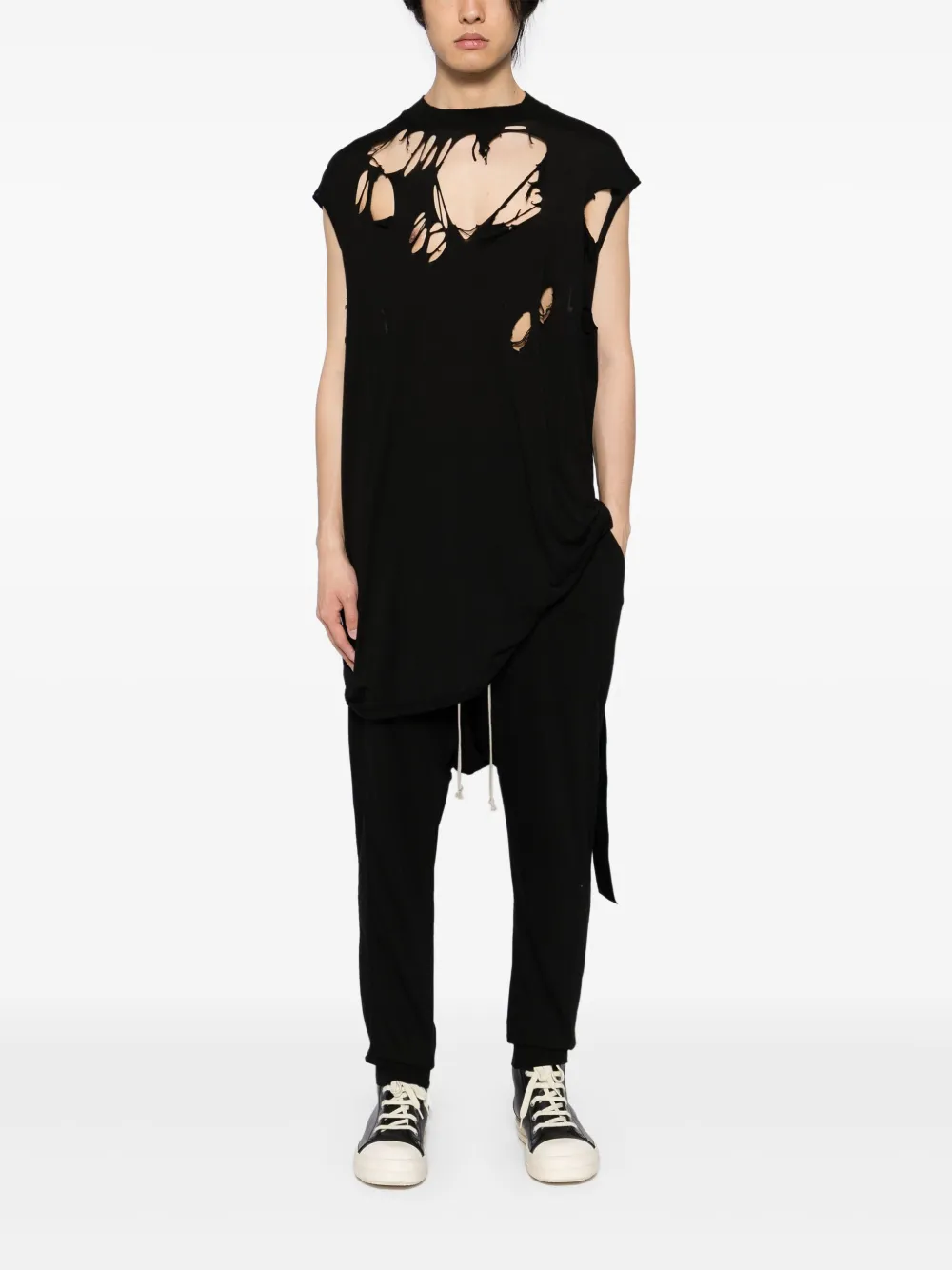 Rick Owens DRKSHDW Hollywood pants - Zwart